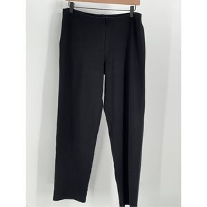 Eileen Fisher Pants Women's Size Medium‎ Black Relaxed Fit High Rise